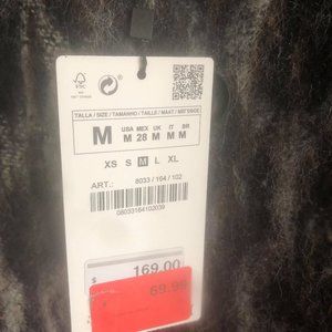 Zara Women's Coat,  never worn